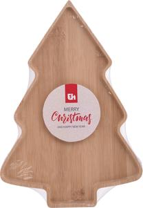 Serviravimo lentelė Excellent Houseware Xmas, 28.5 cm x 1.5 cm, 20 cm, Ruda sp.
