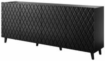 Komoda Cama Asti, juoda sp., 82 cm x 200 cm x 42 cm