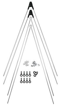 Tvirtinimas SKS Mounting For Mudguards 90304B MUDG306, metalas, sidabro sp., 4 vnt.