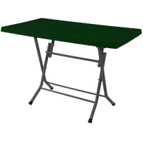 Lauko stalas Garden Line, žalia sp., 115 cm x 65 cm x 74 cm