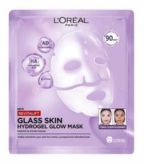 Sejas maska L’Oréal Paris Revitalift Glass Skin Hydrogel, 25 g
