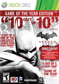 Игра для Xbox 360 WB Games Batman: Arkham City Game Of The Year Edition, английский