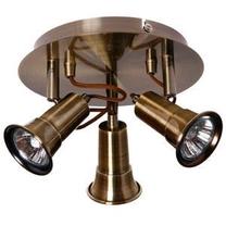 Valgusti lagi Searchlight Gaia 136413, GU10, 3 x 50 W, messing v / messing v.