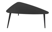 Žurnalinis staliukas Triango S, juodas, 80 cm x 65 cm x 42 cm