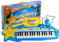 Электропианино с микрофоном Lean Toys MP3