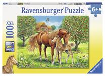 Dėlionė Ravensburger Horses 105779, 49 cm x 36 cm, 100 vnt., įvairių spalvų