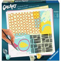 Glezna pēc numuriem Ravensburger CreArt Funky Shapes, daudzkrāsaina, 20 x 20 cm