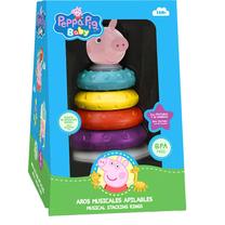Обучающая игрушка, пирамида форм Kids Euroswan Peppa Pig, многоцветный, 6 шт.