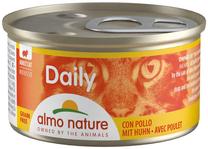 Šlapias kačių maistas Almo Nature Daily Mousse Duck, vištiena, 0.085 kg