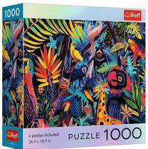 Dėlionė Trefl USA Collection In The Jungle, 48 cm x 68.3 cm, 1000 vnt., įvairių spalvų