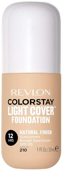Skystas makiažo pagrindas Revlon Colorstay Light Cover, SPF 35, crème brulee sp., 210, 30 ml