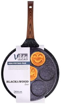 Praepann Vilde Black&Wood, Ø 26 cm, alumiinium