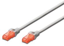 Провод Digitus RJ-45 8P8C, RJ-45 8P8C, 30 м, серый цв.