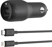 Automobilinis įkroviklis Belkin, USB/Apple Lightning/USB-C
