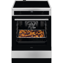 Indukcinė viryklė su elektrine orkaite AEG SteamBake CIB6645ABM