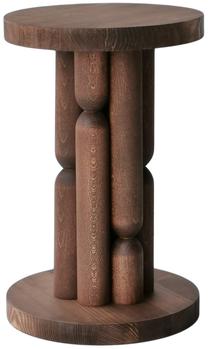 Kavos staliukas Kalune Design Stoa, ruda sp., 27 cm x 27 cm x 42 cm