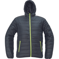 Darba jaka vīriešu Cerva Max Vivo Light, melna krās./dzeltena krās., 3XL izmērs