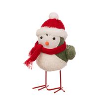 Kalėdinė dekoracija, "Paukštis" Christmas Touch CK68-P250, 18 cm, raudona sp./žalia sp.