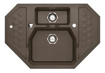 Кухонная мойка Alveus Sensual 60, гранит, 61 см x 90 см x 20 см, chocolate цв.
