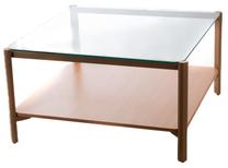 Kavos staliukas Amadeus Mousaillon, ruda sp., 80 cm x 80 cm x 43 cm