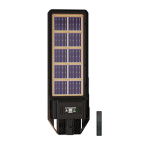 Piekarams gaismeklis ar saules bateriju Eko-Light Kers, 400W, IP44, melna krās.