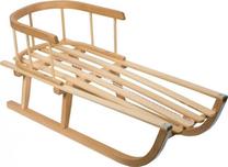 Medinės rogės Enero Nina, smėlio sp., 89 cm x 35 cm