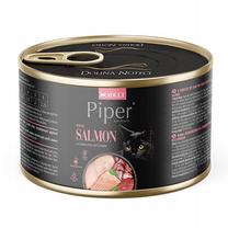 Mitrā kaķu barība Piper Animals Adult, lasis, 0.185 kg