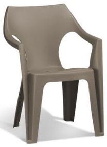 Lauko kėdė Keter Dante Low Back, ruda sp., 57 cm x 57 cm x 79 cm