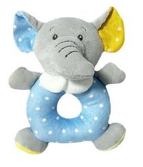 Погремушка Tulilo Elephant, синий цв./серый цв.
