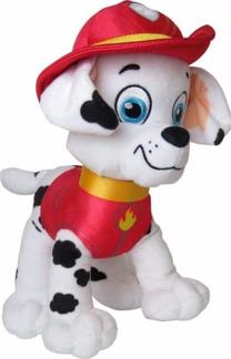 Mīkstā rotaļlieta suns Spin Master Paw Patrol Marshall, balta krās./sarkana krās., 27 cm