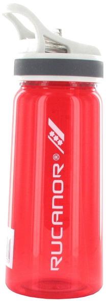 Sporta pudeles un šeikeri Rucanor, sarkana krās., polipropilēns (pp), 0.6 l