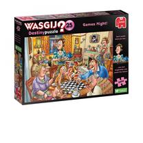 Пазл Tm Toys Wasgij Game Night, 49 см x 68 см, 1000 шт., многоцветный