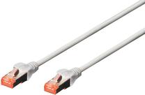Провод Digitus RJ-45 8P8C, RJ-45 8P8C, 7 м, серый цв.
