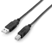 Laidas Equip USB 2.0 A male, USB 2.0 B male, 1 m, juoda sp.