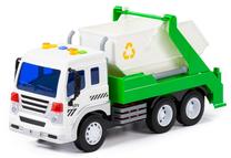 Игрушечный мусоровоз Wader-Polesie City Container Truck 86198, белый цв./зеленый цв.