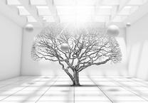 Fototapetas Artgeist Tree Of Future, 105 cm x 105 cm