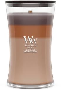 Žvakė, aromatinė WoodWick Radiant Cashmere, 90 - 140 h, 609 g, ruda sp.