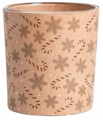 Kalėdinė žvakė, aromatinė Homla Frosty Finds White Birch, 120 g, Balta