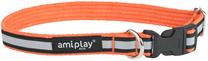 Ошейник для собак Amiplay Cotton Shine, oранжевый цв., 600 мм