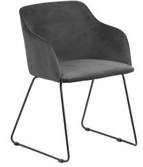 Valgomojo kėdė Casablanca, antracito sp./juoda sp., 54 cm x 52 cm x 79 cm