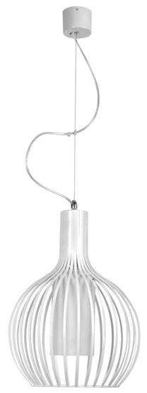 Valgusti rippuv Coco White THK-043189, E27, 1 x 60 W, valge v. / valge v.