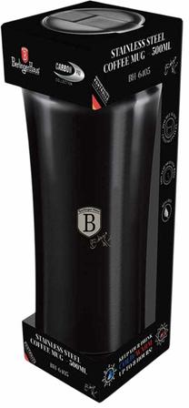Termopuodelis Berlinger Haus Carbon Pro BH-6405, 0.5 l, juoda sp.