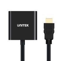 Adapteris Unitek HDMI / VGA / 3.5mm HDMI, 3.5 mm, melna krās.