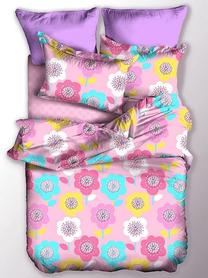 Gultas veļas komplekts DecoKing Basic, daudzkrāsaina, 80 x 80 cm, 135 x 200 cm