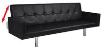 Sofa VLX Sofa Bed, juoda sp. Prekė su pažeista pakuote.