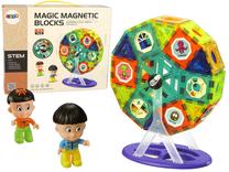 Конструктор Lean Toys Magic Magnetic Stem 14644, 71 шт., многоцветный
