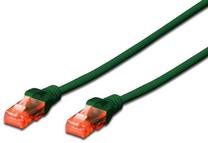 Провод Digitus CAT 6 UTP RJ-45 8P8C, RJ-45 8P8C, 0.5 м, зеленый цв.