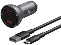 Automobilinis įkroviklis Baseus, 2 x USB/USB-C