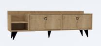 ТВ стол Kalune Design Heflin, дубовый цв., 36 см x 150 см x 50 см