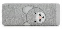 Детское полотенце Baby 71, серебристый цв., 140 см x 70 см